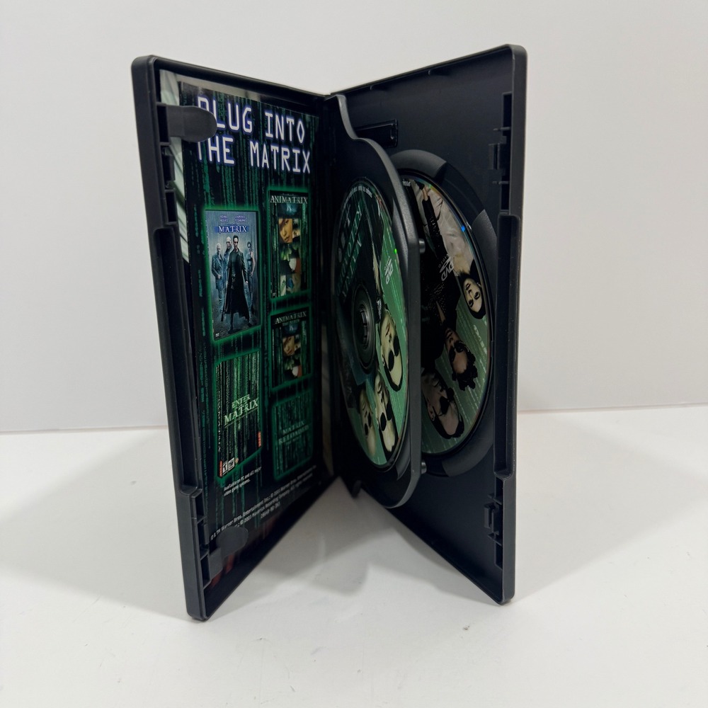 Warner Bros The Matrix Reloaded DVD OS Black Good Full Screen 2-Disc Set - Picture 2 of 4